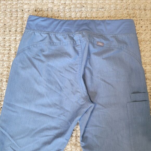 Figs Kade Cargo Scrub Pants Ceil Blue Technical Collection Small T21004 - Picture 6 of 10